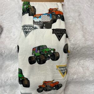 Monster Jam Plush Blanket full/queen